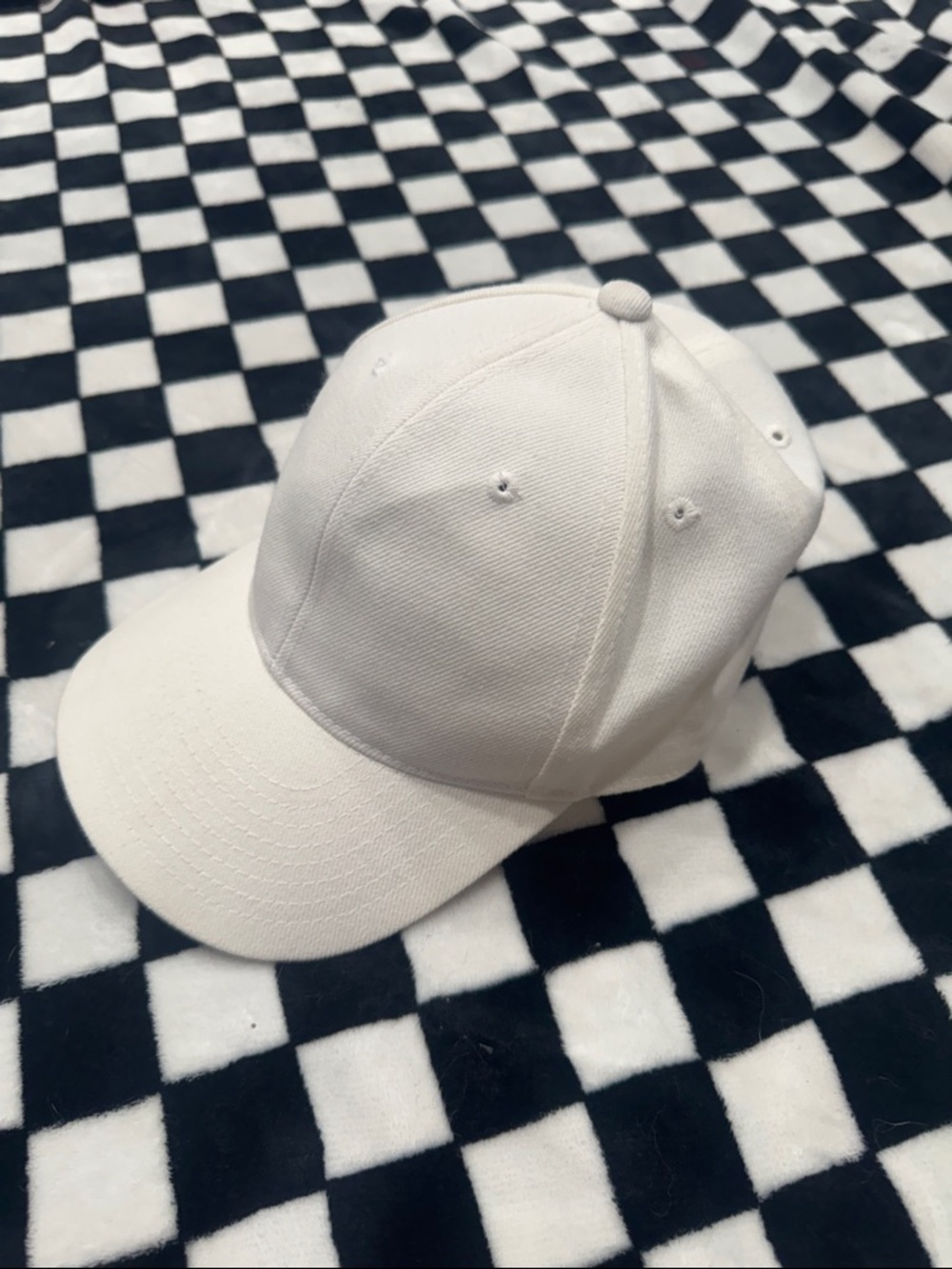 Kids Classic White Baseball Cap - Soft Cotton Hat